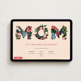 "flowermom" - Online Holiday Party Invitations in Tulip by Grae - Desktop layout