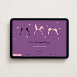 "animal ears" - Online Holiday Party Invitations in Berry by clearlytangled studio - Desktop layout