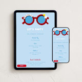 "Fourth" - Online Holiday Party Invitations in Precious by Baumbirdy - Mobile + desktop layout