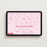 "Bows & Cherries" - Online Holiday Party Invitations in Sweet by Emanuela Carratoni - Desktop layout