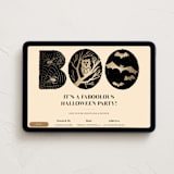 "FabBOO PARTY" - Online Holiday Party Invitations in Latte by Kanika Mathur - Desktop layout