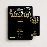 "let's boo-gie" - Online Holiday Party Invitations in Slimy by Stellax Creative - Mobile + desktop layout