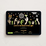 "let's boo-gie" - Online Holiday Party Invitations in Slimy by Stellax Creative - Desktop layout