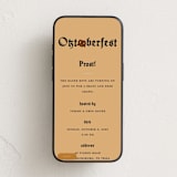 "Oktober-pretz" - Online Holiday Party Invitations in Mustard by jomolo - Mobile layout
