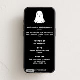 "Do not ghost us" - Online Holiday Party Invitations in Haunted by Claudia Orengo - Mobile layout