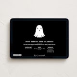 "Do not ghost us" - Online Holiday Party Invitations in Haunted by Claudia Orengo - Desktop layout
