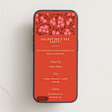 "Heart Flowers" - Online Holiday Party Invitations in Poppy by Sierra Lee - Mobile layout