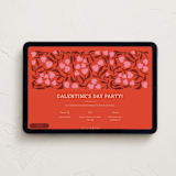 "Heart Flowers" - Online Holiday Party Invitations in Poppy by Sierra Lee - Desktop layout