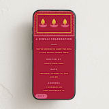 "A Diwali Celebration" - Online Holiday Party Invitations in Maroon by Madhvi Samimi - Mobile layout