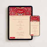 "Glam icons" - Online Holiday Party Invitations in Lal by Creo Study - Mobile + desktop layout