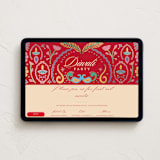 "Glam icons" - Online Holiday Party Invitations in Lal by Creo Study - Desktop layout