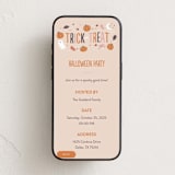 "Trick or Treat" - Online Holiday Party Invitations in Dusty Pink by Susan Asbill - Mobile layout