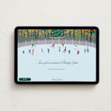 "New York for the Holidays" - Online Holiday Party Invitations in Mint by Sherley Ferreira - Desktop layout