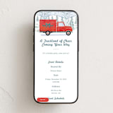 "Moving Along" - Online Holiday Party Invitations in Pomegranate by Paper Sun Studio - Mobile layout