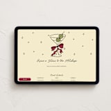 "Cin Cin!" - Online Holiday Party Invitations in Holly Berry by Helena Vitto - Desktop layout