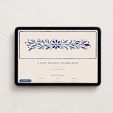 "Puebla" - Online Holiday Party Invitations in Ocean by Meagan Christensen - Desktop layout