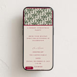 "Merry Floral Toile" - Online Holiday Party Invitations in Holly Berry by Jenna Holcomb - Mobile layout