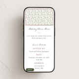 "Mirror Foliage" - Online Holiday Party Invitations in Holly Berry by Everett Paper Goods - Mobile layout