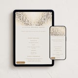 "Gilded Forest" - Online Holiday Party Invitations in Buttercream by Alethea and Ruth - Mobile + desktop layout