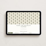 "Block Print Holiday" - Online Holiday Party Invitations in Evergreen Berry by Chelsea Petaja - Desktop layout