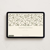 "Winter Garland" - Online Holiday Party Invitations in Eggnog by Diana Pinnell - Desktop layout