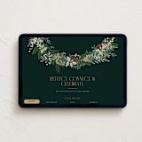 "Holiday Vine" - Online Holiday Party Invitations in Juniper by Susan Moyal - Desktop layout