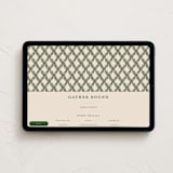 "Holly Trellis" - Online Holiday Party Invitations in Eggnog by Leah Bisch - Desktop layout