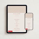 "Gretchen" - Online Holiday Party Invitations in Ivory by Petra Kern - Mobile + desktop layout