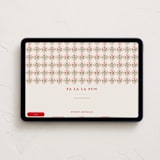 "Gretchen" - Online Holiday Party Invitations in Ivory by Petra Kern - Desktop layout