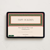 "Francie" - Online Holiday Party Invitations in Pine Needle by Julie Murray - Desktop layout