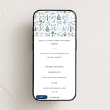 "Nutcracker ribbons" - Online Holiday Party Invitations in Blue Ribbon by Sarah Knight - Mobile layout