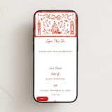 "The Nutcracker" - Online Holiday Party Invitations in Red Ribbon by Sarah Knight - Mobile layout
