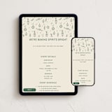"Happy Little Holidays" - Online Holiday Party Invitations in Pine by Ani Somi - Mobile + desktop layout