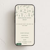 "Happy Little Holidays" - Online Holiday Party Invitations in Pine by Ani Somi - Mobile layout