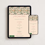 "Garden Folk" - Online Holiday Party Invitations in Autumn by Elly - Mobile + desktop layout