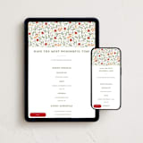 "Highlands" - Online Holiday Party Invitations in Winterberry by Sarah Knight - Mobile + desktop layout