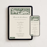 "Woodland Papercut" - Online Holiday Party Invitations in Pine by Leia Matt - Mobile + desktop layout