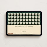 "Woven Joy" - Online Holiday Party Invitations in Forest by Alisa Galitsyna - Desktop layout