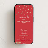 "Wonder" - Online Holiday Party Invitations in Ruby by Alston Foster - Mobile layout