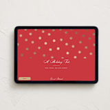 "Wonder" - Online Holiday Party Invitations in Ruby by Alston Foster - Desktop layout