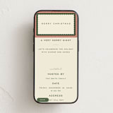 "gingham layers" - Online Holiday Party Invitations in Cranberry by Ellen Schlegelmilch - Mobile layout