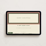 "gingham layers" - Online Holiday Party Invitations in Cranberry by Ellen Schlegelmilch - Desktop layout