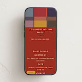 "colorful check" - Online Holiday Party Invitations in Stocking by Sumak Studio - Mobile layout