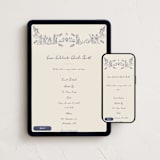 "Nativity" - Online Holiday Party Invitations in Indigo by Jamie Alexander - Mobile + desktop layout