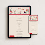 "North Pole Party" - Online Holiday Party Invitations in Santa by Julie Murray - Mobile + desktop layout