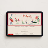 "North Pole Party" - Online Holiday Party Invitations in Santa by Julie Murray - Desktop layout