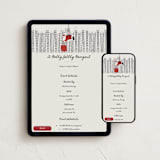 "There's always a way" - Online Holiday Party Invitations in Soot by Gwen Bedat - Mobile + desktop layout