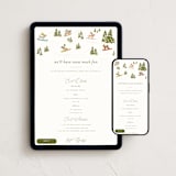 "Snow Dogs" - Online Holiday Party Invitations in Almond by Vera Lim - Mobile + desktop layout
