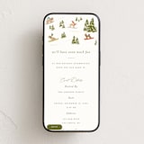 "Snow Dogs" - Online Holiday Party Invitations in Almond by Vera Lim - Mobile layout