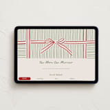 "Holiday Wrap" - Online Holiday Party Invitations in Moss by Chris Griffith - Desktop layout